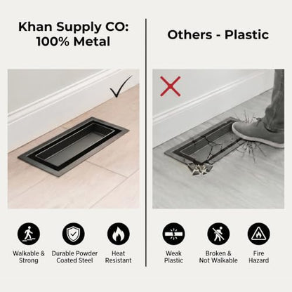 Upgraded Metal Floor Vent