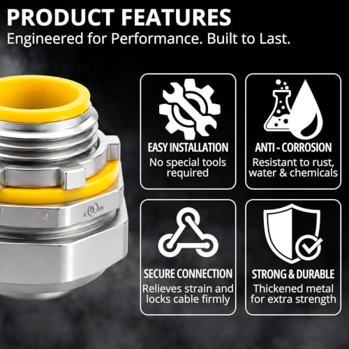 180° Liquid Tight Conduit Connector