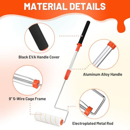 Paint Roller Kit with High