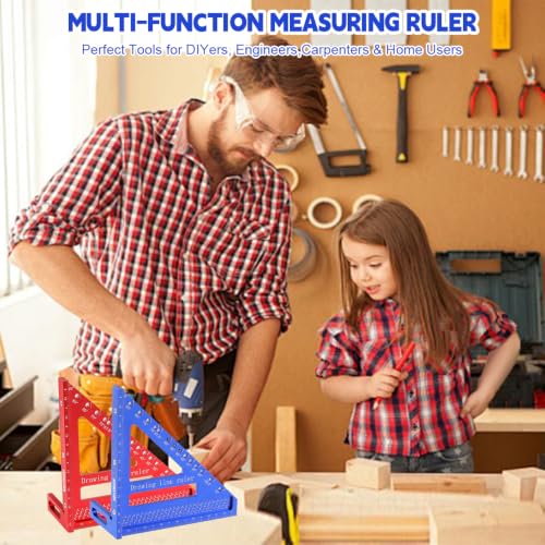 3D Multi Angle Measuring Square Ruler