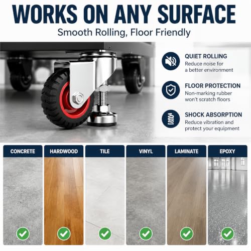 Leveling Plate Caster Wheels