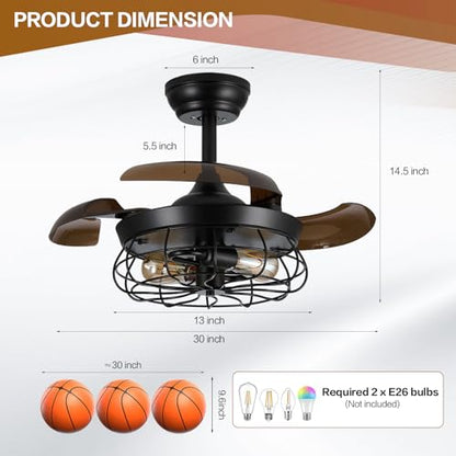 Caged Ceiling Fan