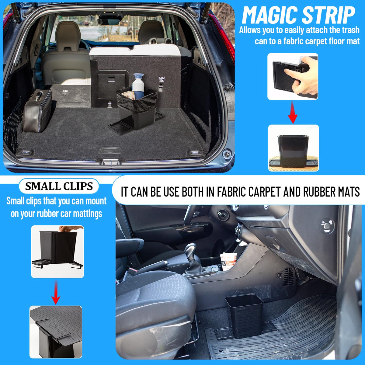 Car Trash Can (Black)
