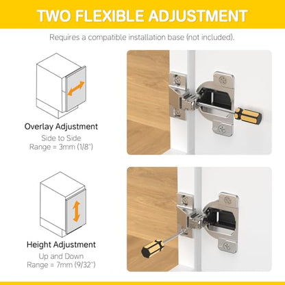 Replacement for Blum 110 Degree Compact 33 Screw On Hinge