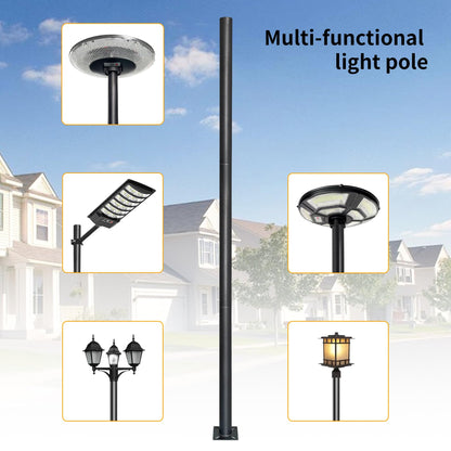 4 Pack 9.35ft Outdoor Street Light Pole (9.35 ft-4 Pack)