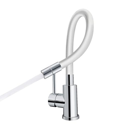 Kitchen Faucet Flexible Silicone Sprayer Single Handle Pull Down Kitchen Sink Faucet