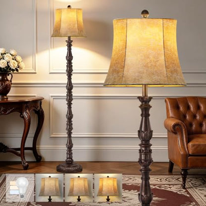 Vintage 66” Tall Floor Lamp for Living Room Bedroom