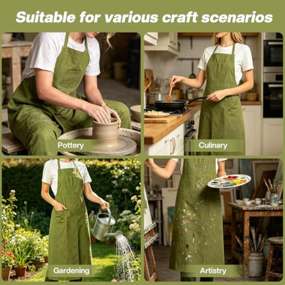 Pottery Apron Split Leg