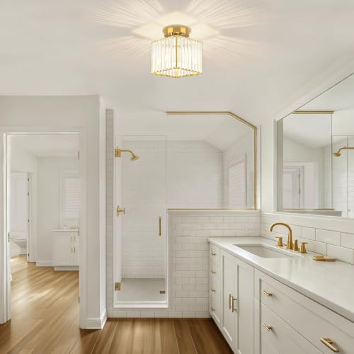 2 Pack Crystal Ceiling Light Fixtures