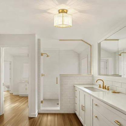 2 Pack Crystal Ceiling Light Fixtures