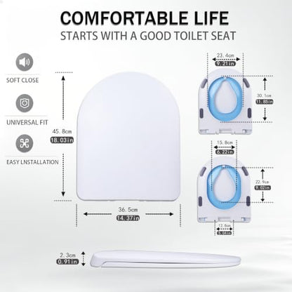 Toilet Seat with Built