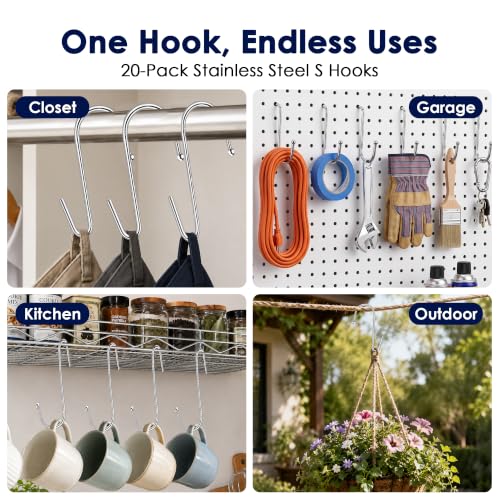 S Hooks for Hanging