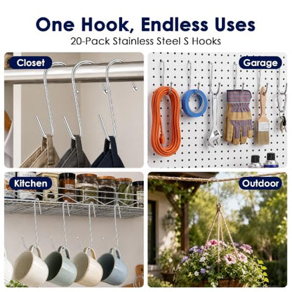 S Hooks for Hanging