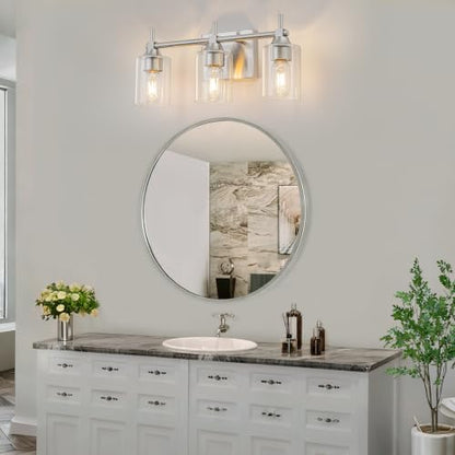 3 Light Modern Bathroom Vanity Light (3-light / Brushed Nickel)