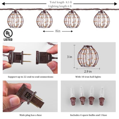 Decorative Patio String Lights Outdoor