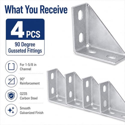90 Degree Gusseted Fittings