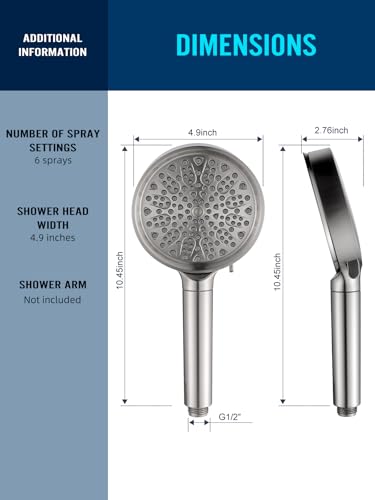 Handheld Shower Head with Filter