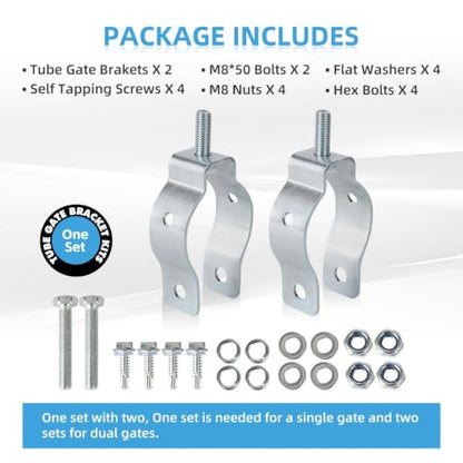 Universal Tube Gate Bracket Kit for Automatic Swing Gate Opener System