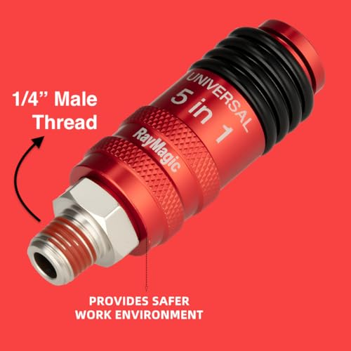 Upgraded 5IN1 Universal Quick Industrial Connect Coupler