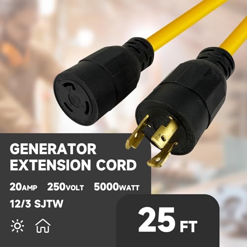 20 Amp Generator Extension Cord