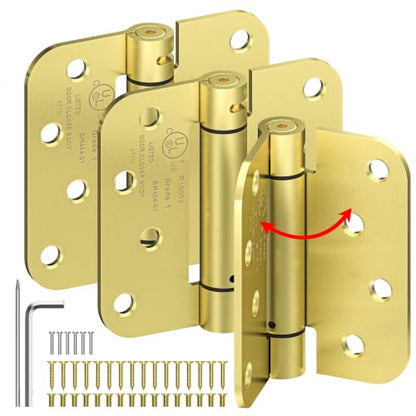 Self Closing Door Hinges Gold