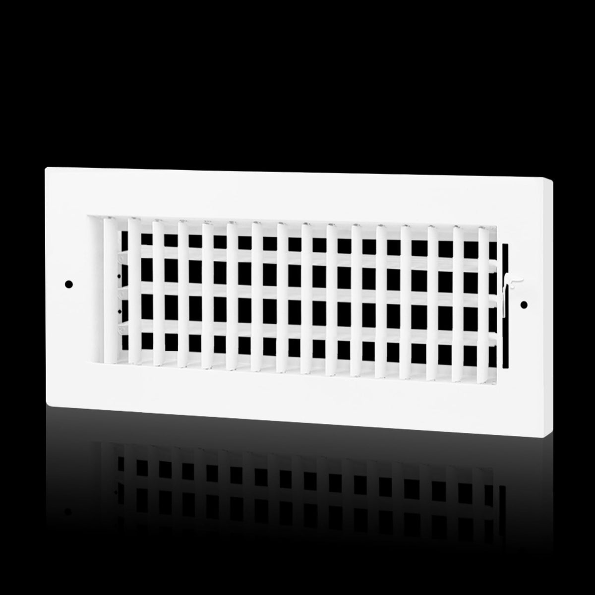 12x4 Adjustable Air Supply Grille Fit 12x4 Duct (12"Wx4"H)