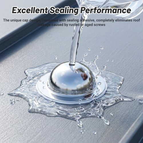 50 Pcs Metal Roof Screw Caps