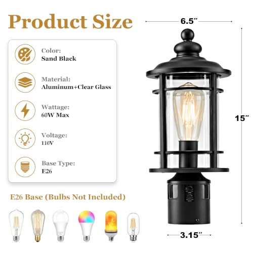 Motion Sensor Outdoor Post Lights