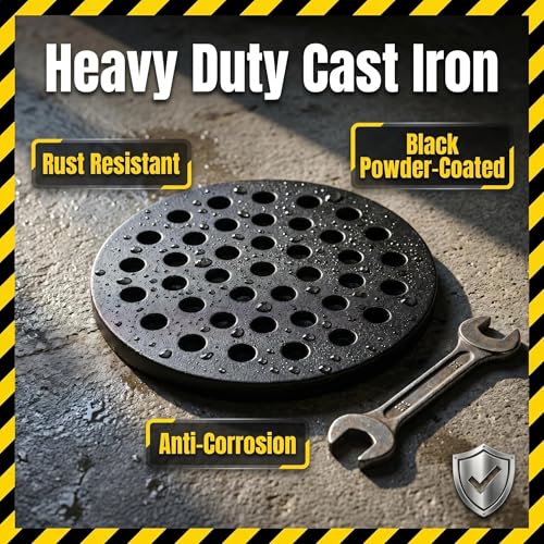 6.5 Inch Cast Iron Drain Cover
