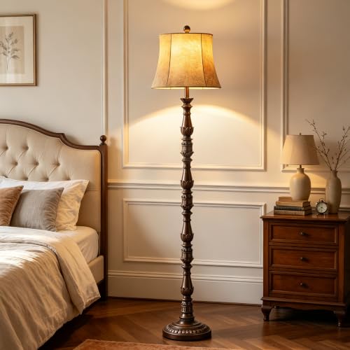 Vintage 66” Tall Floor Lamp for Living Room Bedroom