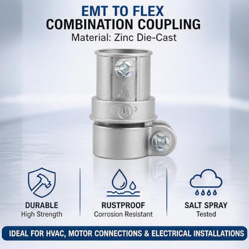 Squeeze EMT to Flex Combination Coupling