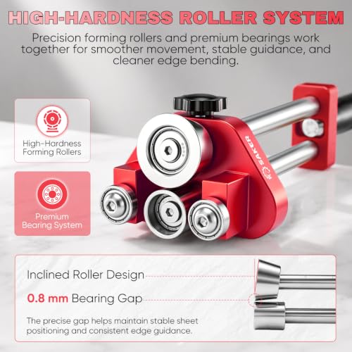 One Station Sheet Metal Bender (Small Red)