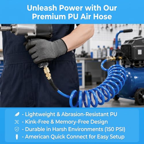 Polyurethane Recoil Air Hose