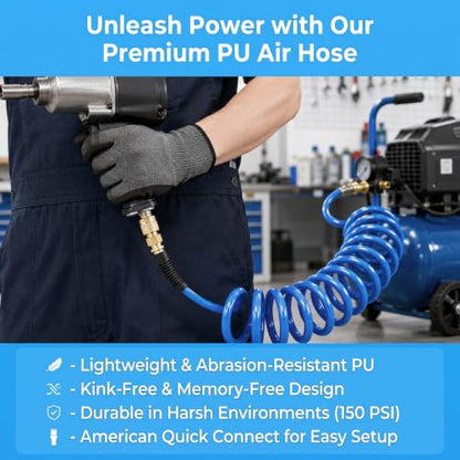 Polyurethane Recoil Air Hose