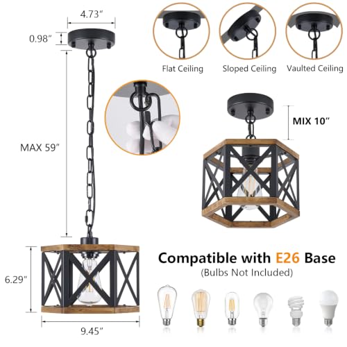 Farmhouse Pendant Light Kitchen Island