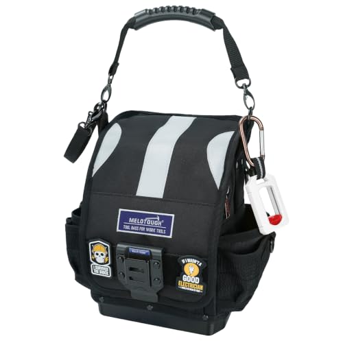 Electrician Tool Bag HVAC Tool Bags with Hard Bottom