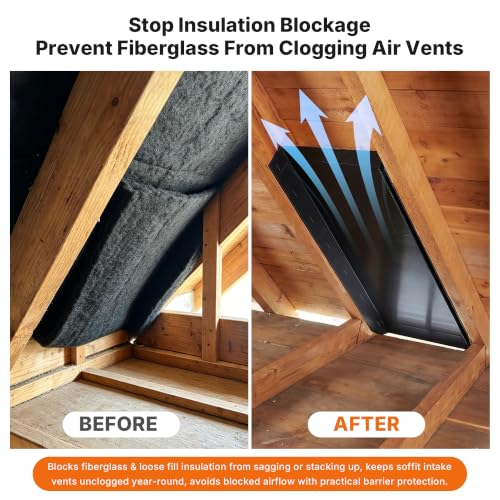 2in1 Attic Rafter Insulation Baffle