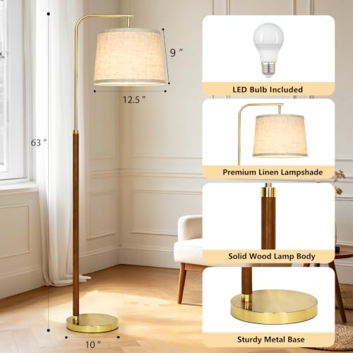 Mid Century Modern Floor Lamp for Living Room