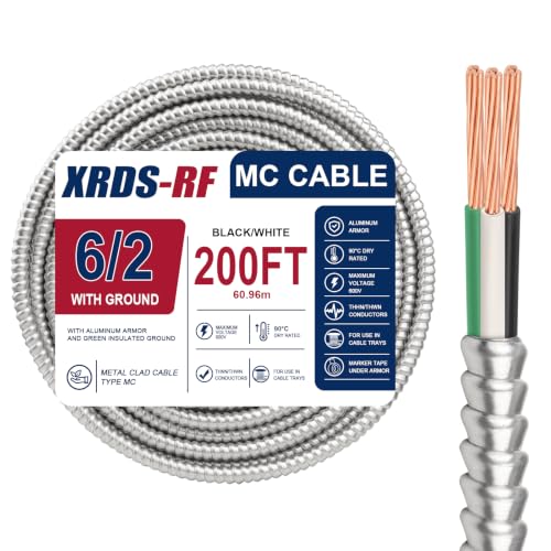 6 AWG 2 Metal Clad (200FT / 6AWG/2)