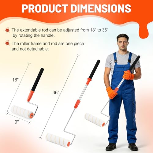 Paint Roller Kit with High