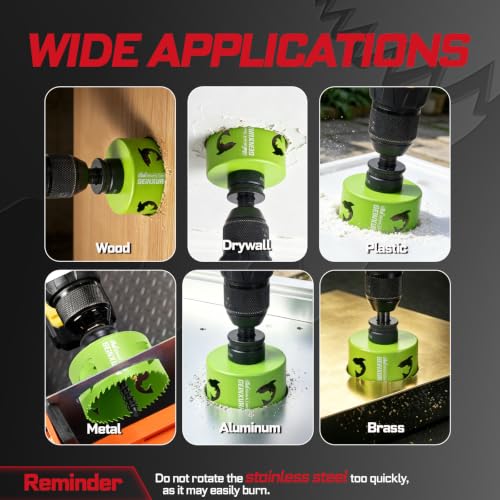 Hole Saw Set and Large&Small Mandrel