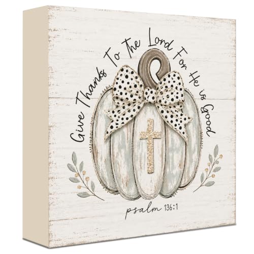 Fall Decorations for Home Wood Sign Fall Decor Shelf Decor