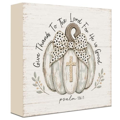 Fall Decorations for Home Wood Sign Fall Decor Shelf Decor