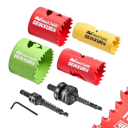 Hole Saw Set with 1 PC Small Mandrel
