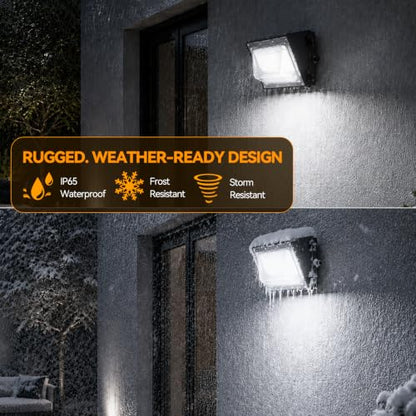 160W LED Wall Pack Light Dusk to Dawn