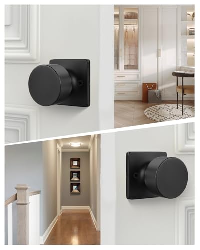 Black Door Knobs
