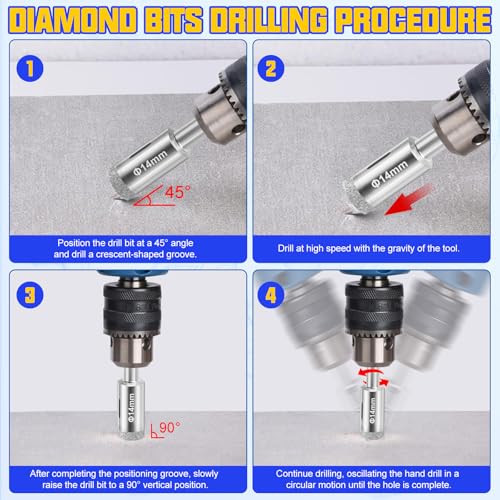 Diamond Drill Bits Set