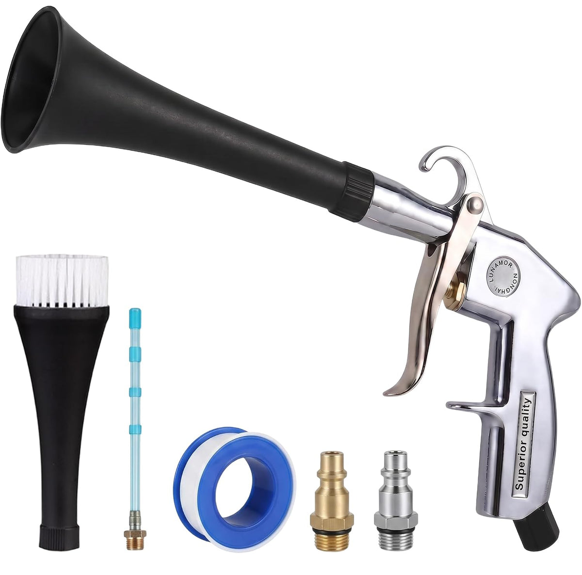 Tornado Car Cleaning Gun (Pu Tube Air Cleaning Gun)