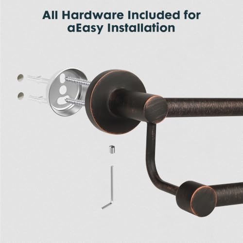 Double Towel Bar Towel Rack for Bathroom