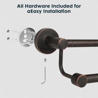 Double Towel Bar Towel Rack for Bathroom